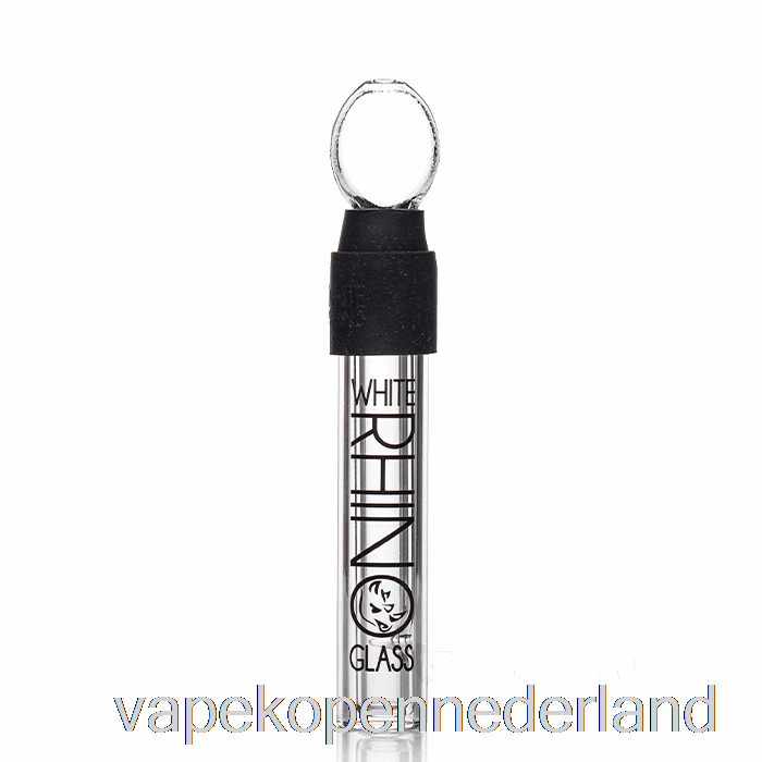 Elektronische Sigaret Vape Witte Neushoorn Glazen Stompe Schuif Helder